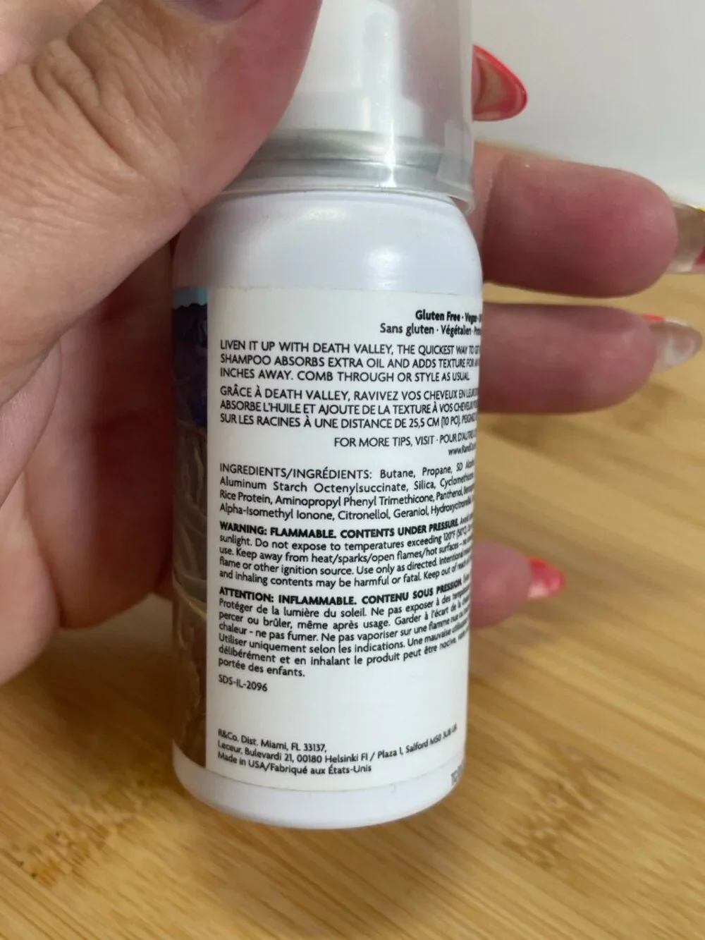R+CO Death Valley Dry Shampoo 1 oz Absorbs Oil Texturizes Volume Vegan